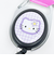サンリオ ハローキティ メタルリール カオハナ パープル キーホルダー Sanrio