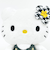 サンリオ ハローキティ マスコット カオハナ ブラック Sanrio