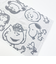 スヌーピー フェイスタオル ホワイト 今治タオル 西川 日本製 SNOOPY
