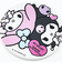サンリオ マイメロディ50th＆クロミ20th 吸水コースター 日本製 Sanrio