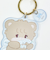 mikko illustrations ミッコ ラテ アクリル染色キーホルダー (ブルー)