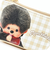 モンチッチ 三角ミニポーチ チェック