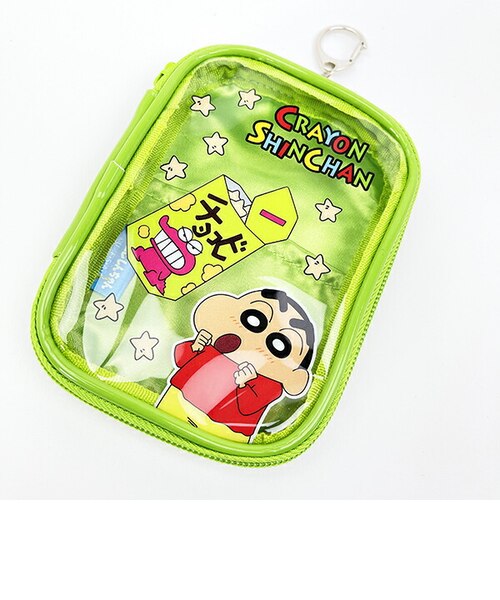 クレヨンしんちゃん チョコビ コレクションポーチ グリーン アクスタ