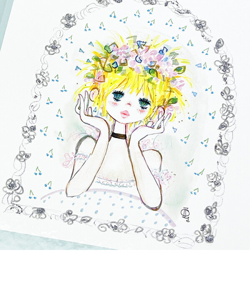 水森亜土 フォトアルバム 花かんむり｜パーフェクトワールドの