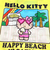 サンリオ ハローキティ 日焼け キティ エコバッグ(M) イエロー Sanrio