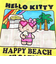 サンリオ ハローキティ 日焼け キティ エコバッグ(M) イエロー Sanrio