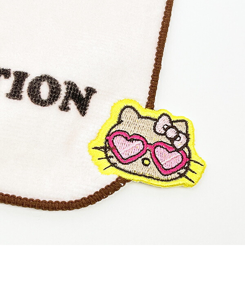 サンリオ ハローキティ 日焼け キティ 刺繍ハンドタオル アイス