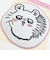 ちいかわ モモンガ ダイカットタオルハンカチ(パープル)