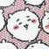 ちいかわ シェニール織 タオルハンカチ(ピンク) ちいかわいっぱい