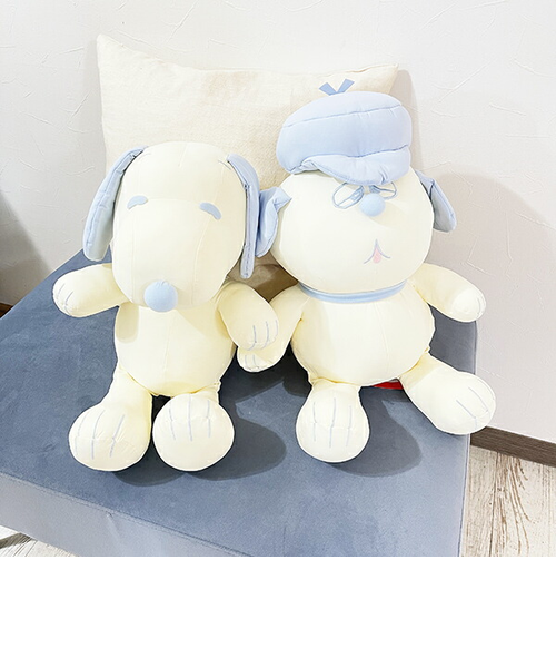 スヌーピー オラフ ひんやりぬいぐるみ ブルー 接触冷感｜パーフェクト