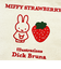 ミッフィー miffy 帆布ミニトートバッグ ストロベリーレッド ランチ
