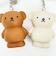 ミッフィー miffy ボリス キーチェーン  (ブラウン)