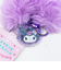 サンリオ クロミ ハート型ファーキーホルダー (パープル) Sanrio