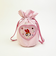 パワーパフガールズ ブロッサム シャカシャカ巾着 ピンク 小物入れ