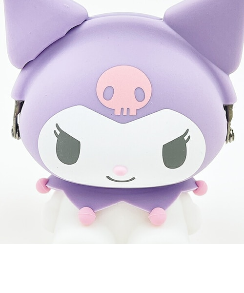 サンリオ クロミ お座り型シリコンがまぐちポーチ 3D POCHI パープル