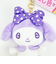 サンリオ マイメロディ 推し色マスコット パープル ぬいぐるみ キーホルダー 推し活 Sanrio