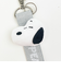 スヌーピー ストラップキーホルダー シルバー SNOOPY