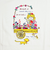 水森亜土 恋人柄 オーガニックコットン半袖Tシャツ(M) ホワイト アパレル