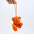 クマアンドベアープロデュース 推しハグベア ぬいぐるみ (ふわふわオレンジ) テディベア ストラップ 缶バッジ