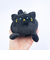 クマアンドベアープロデュース まんまる黒猫 ぬいぐるみ 猫 ストラップ