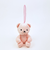 クマアンドベアープロデュース 推しハグベア ぬいぐるみ (ピンク) テディベア ストラップ 缶バッジ