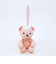 クマアンドベアープロデュース 推しハグベア ぬいぐるみ (ピンク) テディベア ストラップ 缶バッジ