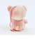 クマアンドベアープロデュース 推しハグベア ぬいぐるみ (ピンク) テディベア ストラップ 缶バッジ