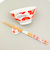 ミッフィー miffy フラワーパターン 和紙巻箸(レッド) 食器 日本製