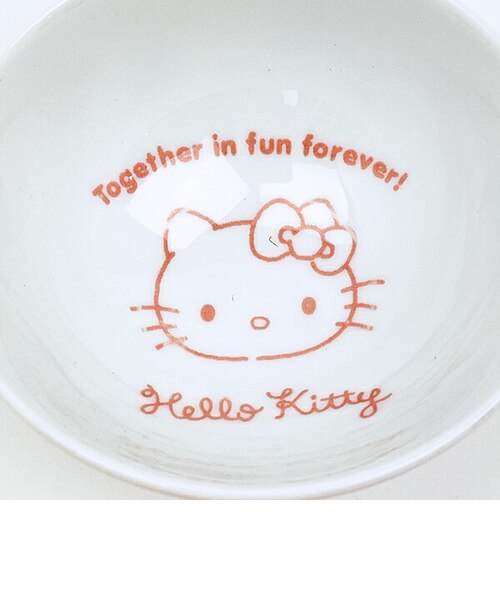 サンリオ ハローキティ 染付茶碗 チェック 食器 日本製 Sanrio