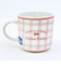 サンリオ ハローキティ 染付マグカップ チェック コップ 日本製 Sanrio
