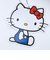 サンリオ ハローキティ 目隠しミニショルダーバッグ (ブラック) Sanrio
