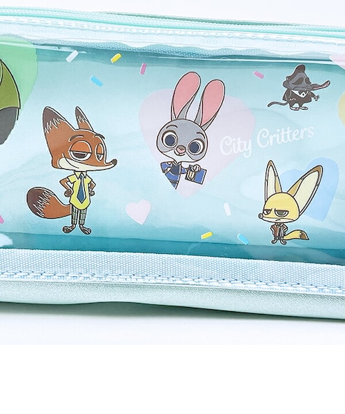 ディズニー ズートピア Wファスナーペンケース 文具 スクール Disney