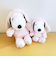 スヌーピー ロップイヤーバニー ぬいぐるみ (ピンク) SNOOPY