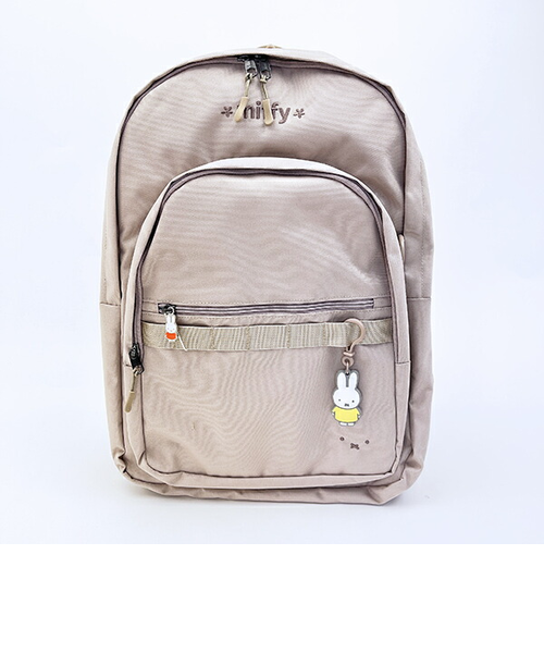 ミッフィー miffy バックパック グレージュ ホワイトフェイス リュック