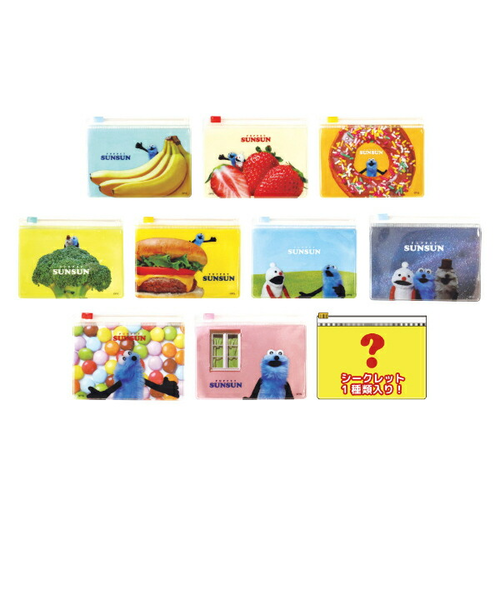 パペットスンスン シークレットスライドポーチ 全10種 コンプリートBOX