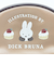 ミッフィー miffy ラウンドティッシュポーチ ブラウン ドルチェシリーズ