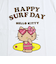 サンリオ 日焼け キティ 半袖Tシャツ(S) サーフ アパレル Sanrio