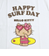 サンリオ 日焼け キティ 半袖Tシャツ(M) サーフ アパレル Sanrio