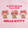 サンリオ 日焼け キティ クロップド半袖Tシャツ(M) ピンク アパレル Sanrio