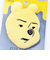 ディズニー クマのプーさん しかめ顔 ぬいぐるみ クリップバッジ バッチ Disney