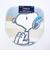 スヌーピー トイレ兼用フタカバー くすみパステル ブルー トイレ用品 SNOOPY
