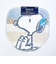 スヌーピー トイレ兼用フタカバー くすみパステル ブルー トイレ用品 SNOOPY