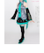 初音ミク コスチュームセット(M-L) コスプレ