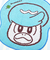 ポケットモンスター クワッス ダイカット フェイスタオル ポケモン