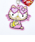 サンリオ 日焼け キティ キーリング ライトピンク キーホルダー Sanrio