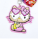 サンリオ 日焼け キティ キーリング ライトピンク キーホルダー Sanrio