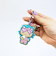 サンリオ 日焼け キティ キーリング ミント キーホルダー Sanrio