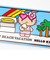 サンリオ 日焼け キティ ナンバープレートマグネット ブルー Sanrio