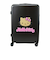 サンリオ 日焼け ハローキティ スーツケース 83L (ブラック) キャリーケース Sanrio