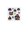 モンチッチ 赤チェック ぷっくりシール 文具